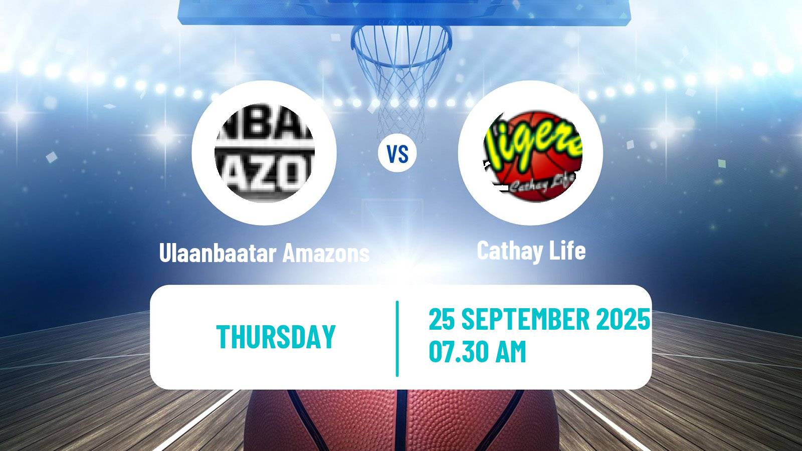 Basketball WBL Asia Women Ulaanbaatar Amazons - Cathay Life