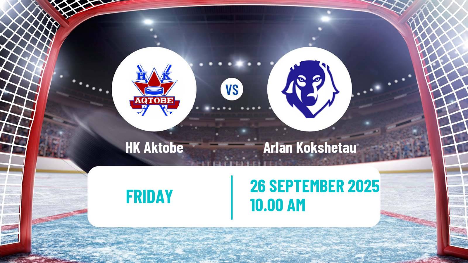 Hockey Kazakh Ice Hockey Championship Aktobe - Arlan Kokshetau