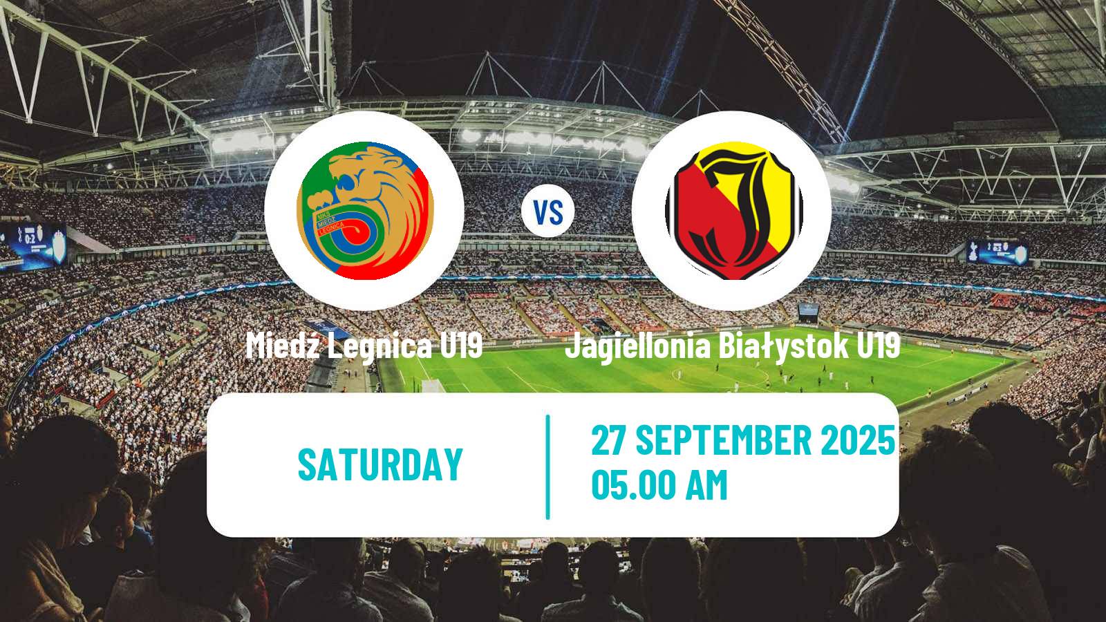 Football Polish Central Youth League Miedź Legnica U19 - Jagiellonia Białystok U19