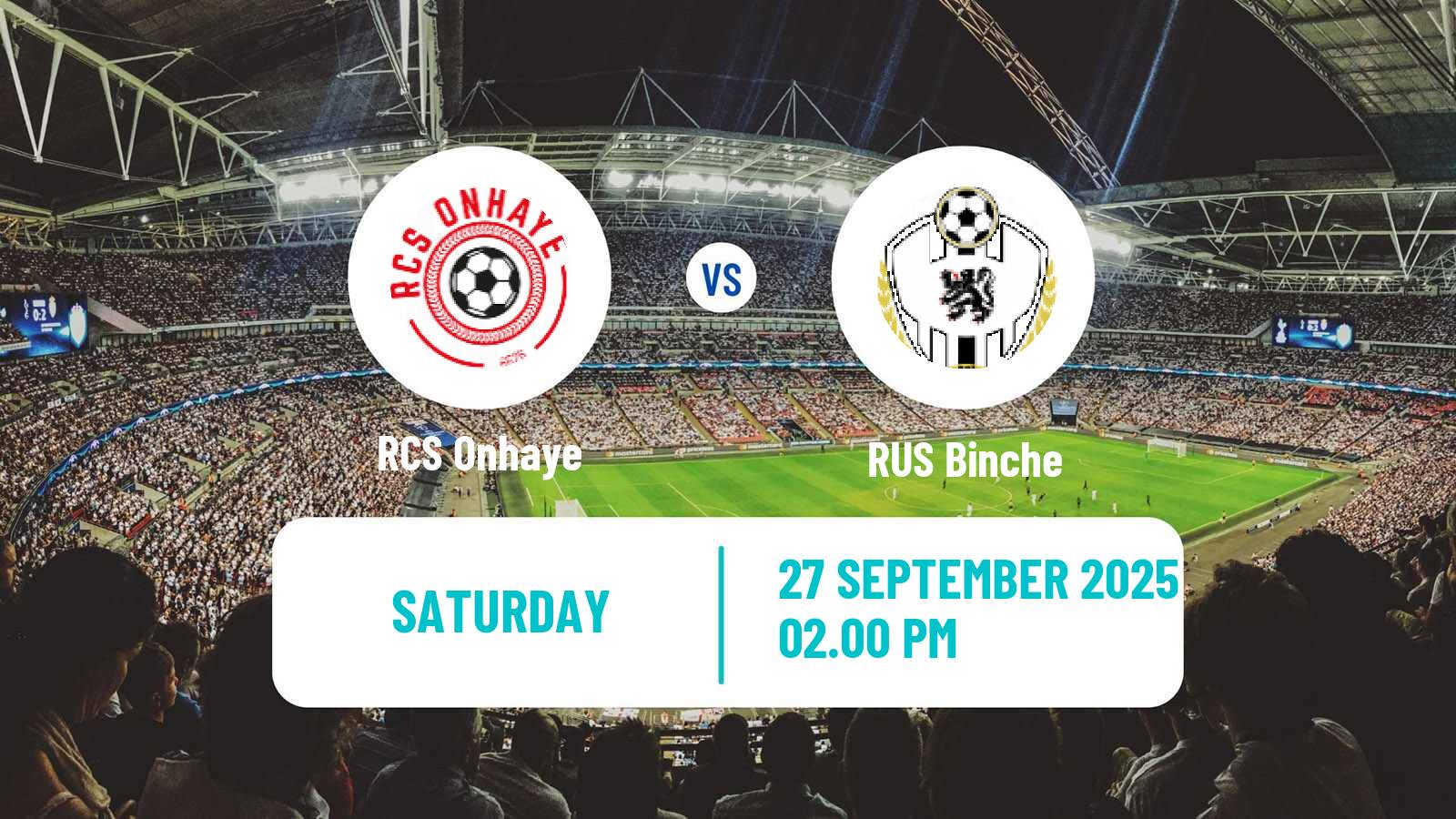 Football Belgian Second Amateur Division Group C Onhaye - Binche