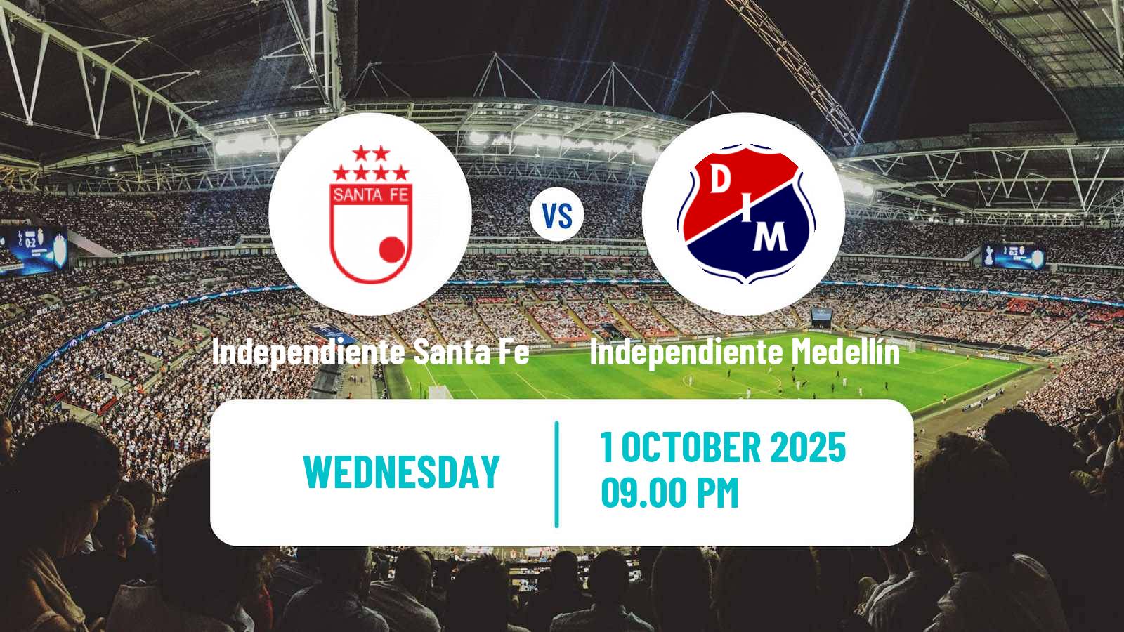 Football Colombian Copa Independiente Santa Fe - Independiente Medellín