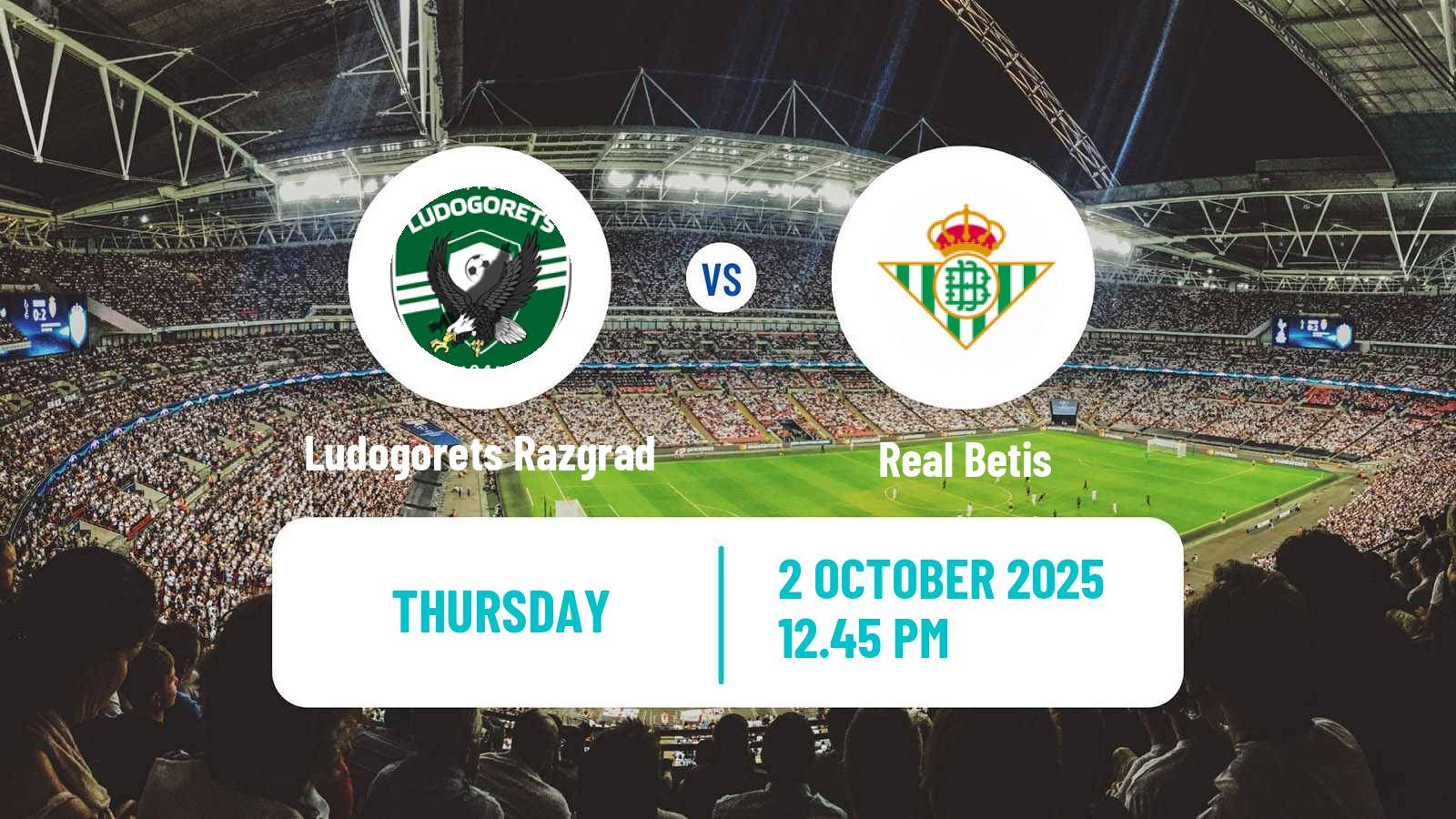 Football UEFA Europa League Ludogorets Razgrad - Betis