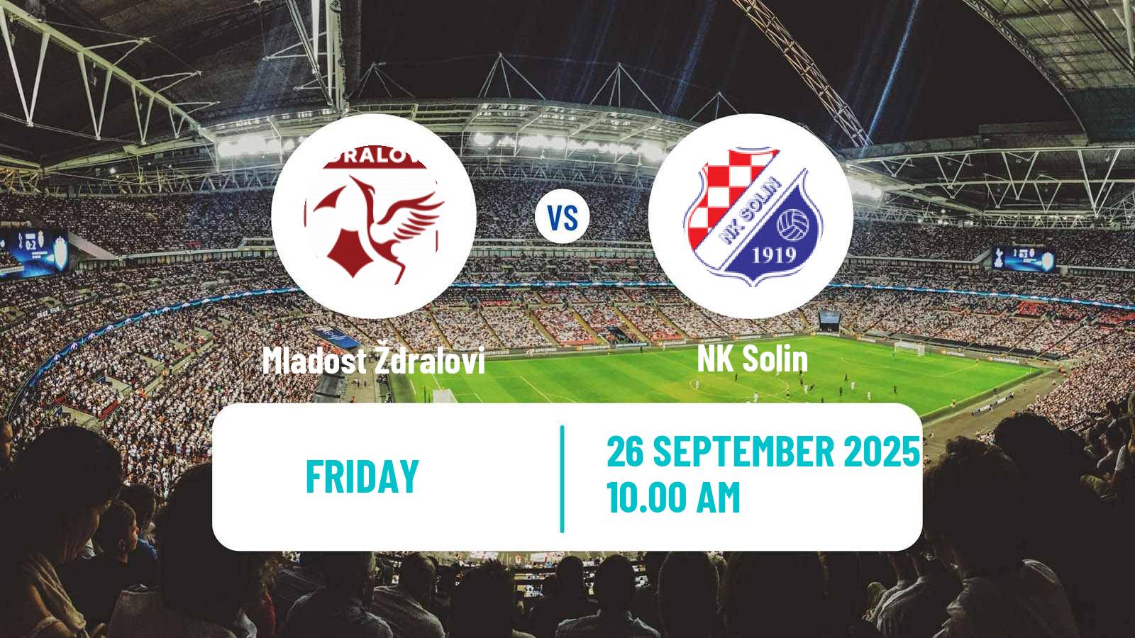 Football Croatian Druga NL Mladost Ždralovi - Solin
