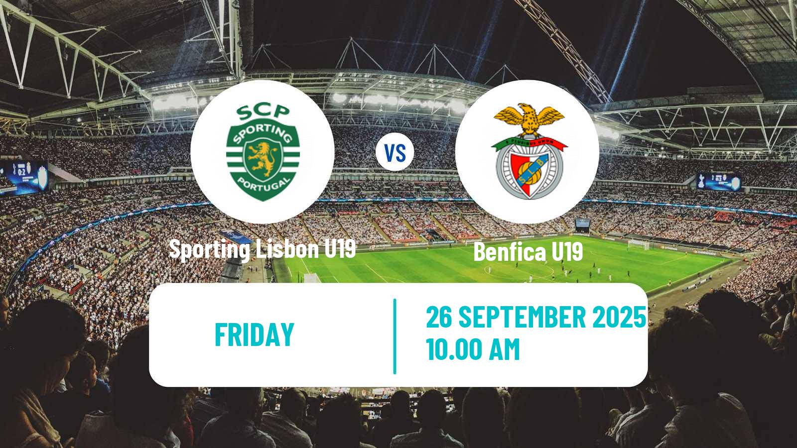 Football Portuguese Campeonato Nacional U19 Sporting Lisbon U19 - Benfica U19
