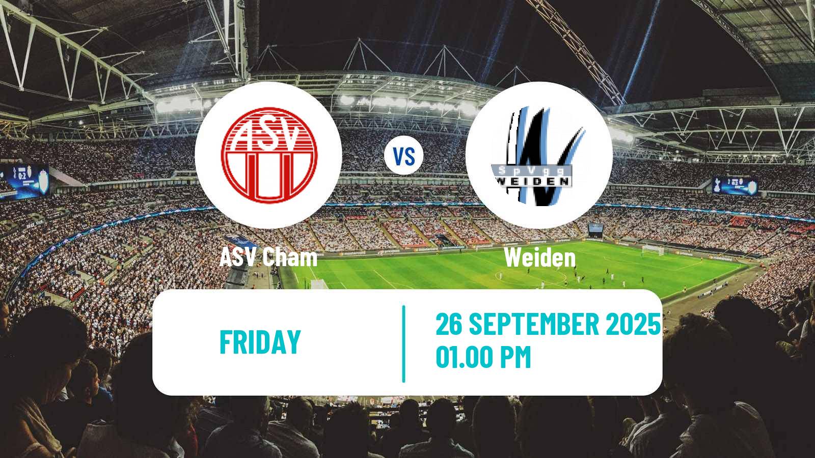 Football German Oberliga Bayern Nord Cham - Weiden