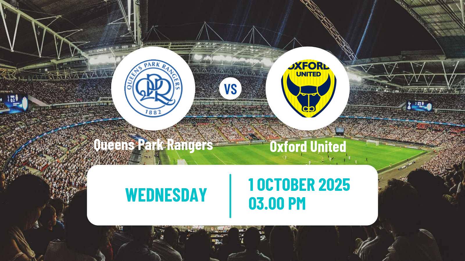 Football English League Championship Queens Park Rangers - Oxford United
