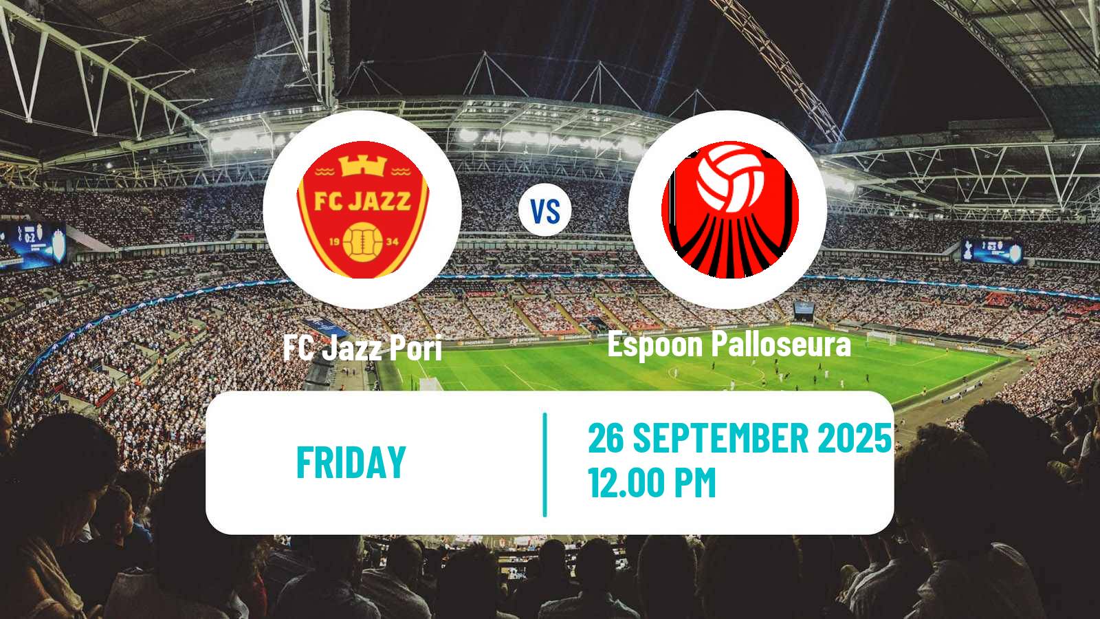 Football Finnish Ykkonen Jazz Pori - Espoon Palloseura
