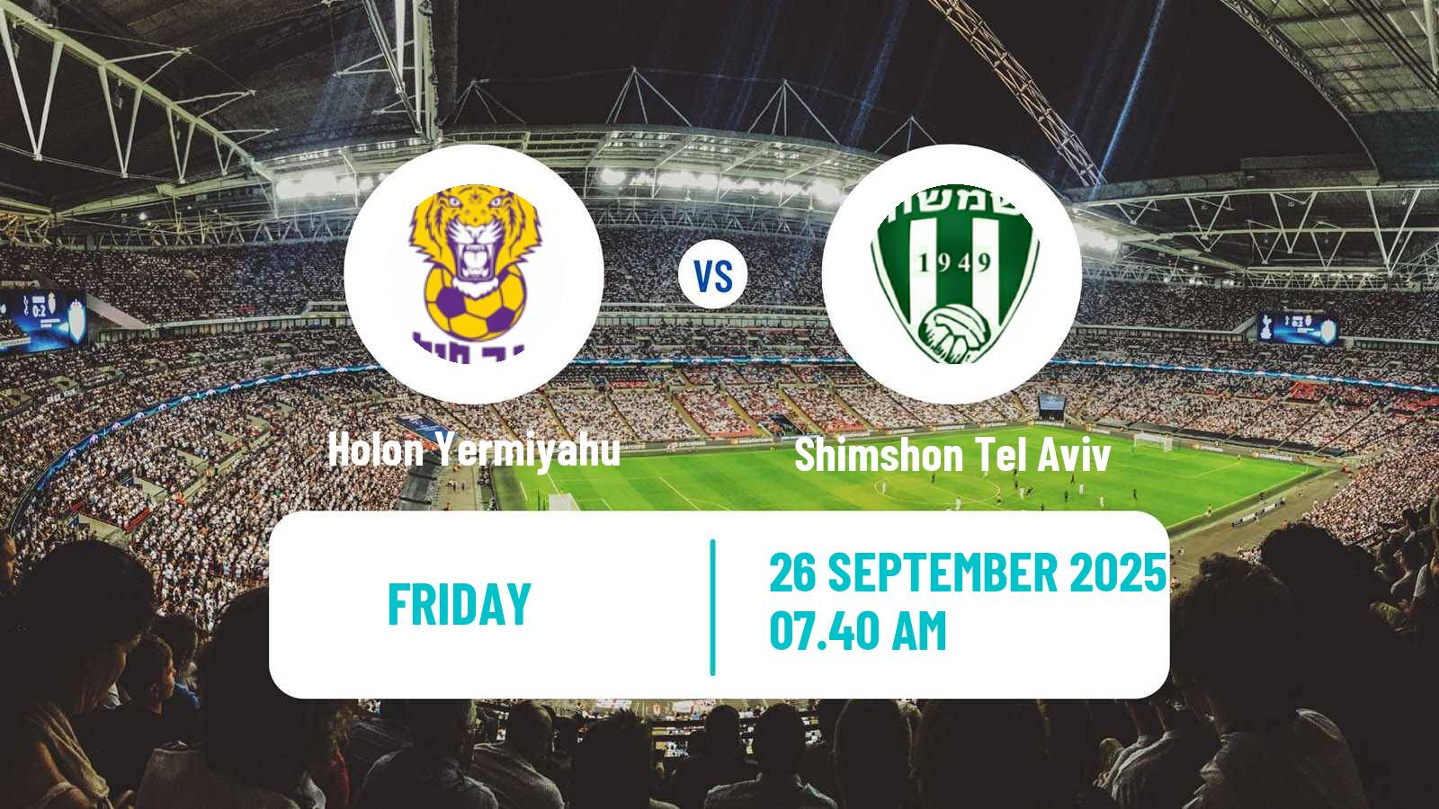 Football Israeli Liga Alef South Holon Yermiyahu - Shimshon Tel Aviv