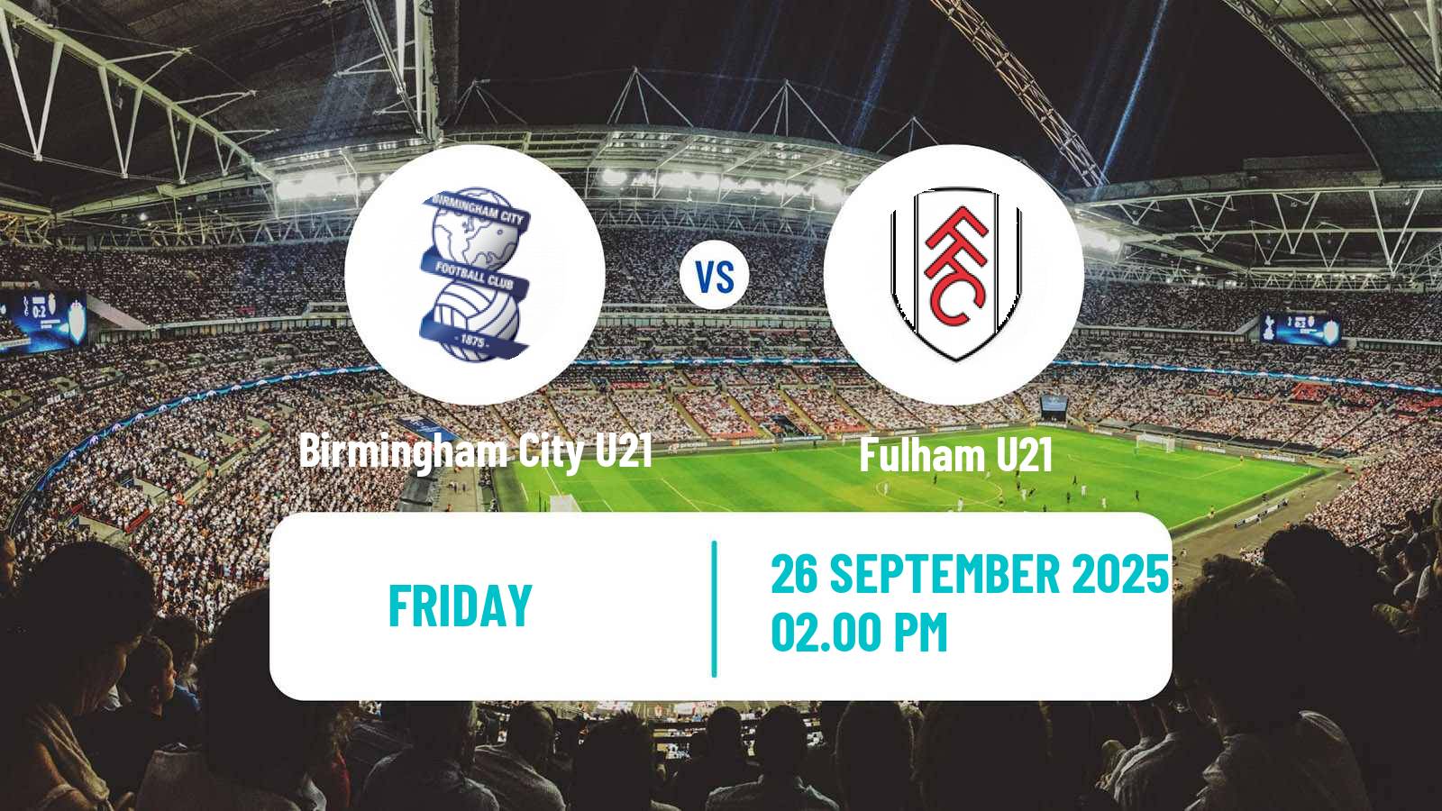 Football English Premier League 2 Birmingham City U21 - Fulham U21
