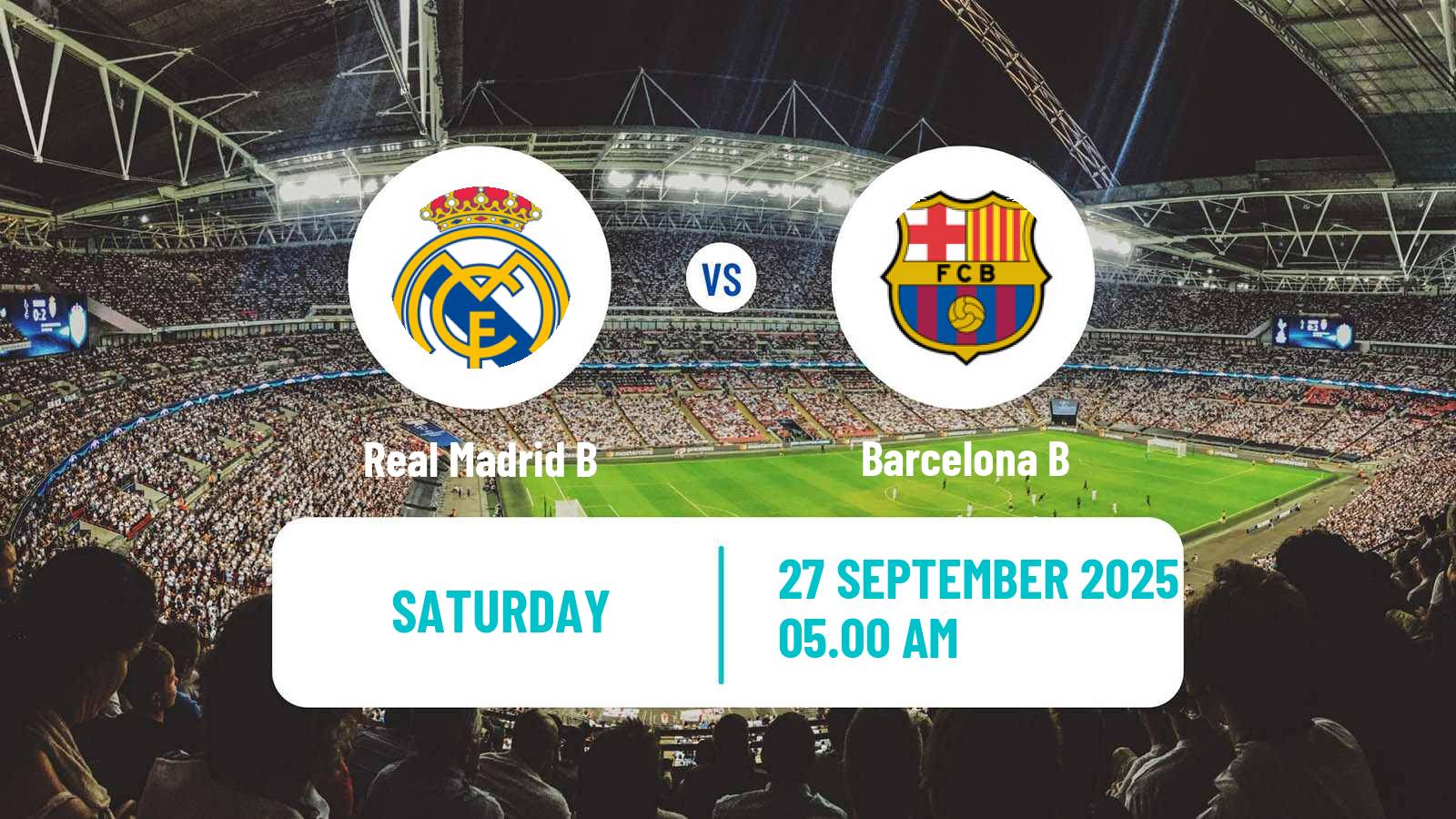 Football Spanish Primera Federacion Women Real Madrid B - Barcelona B