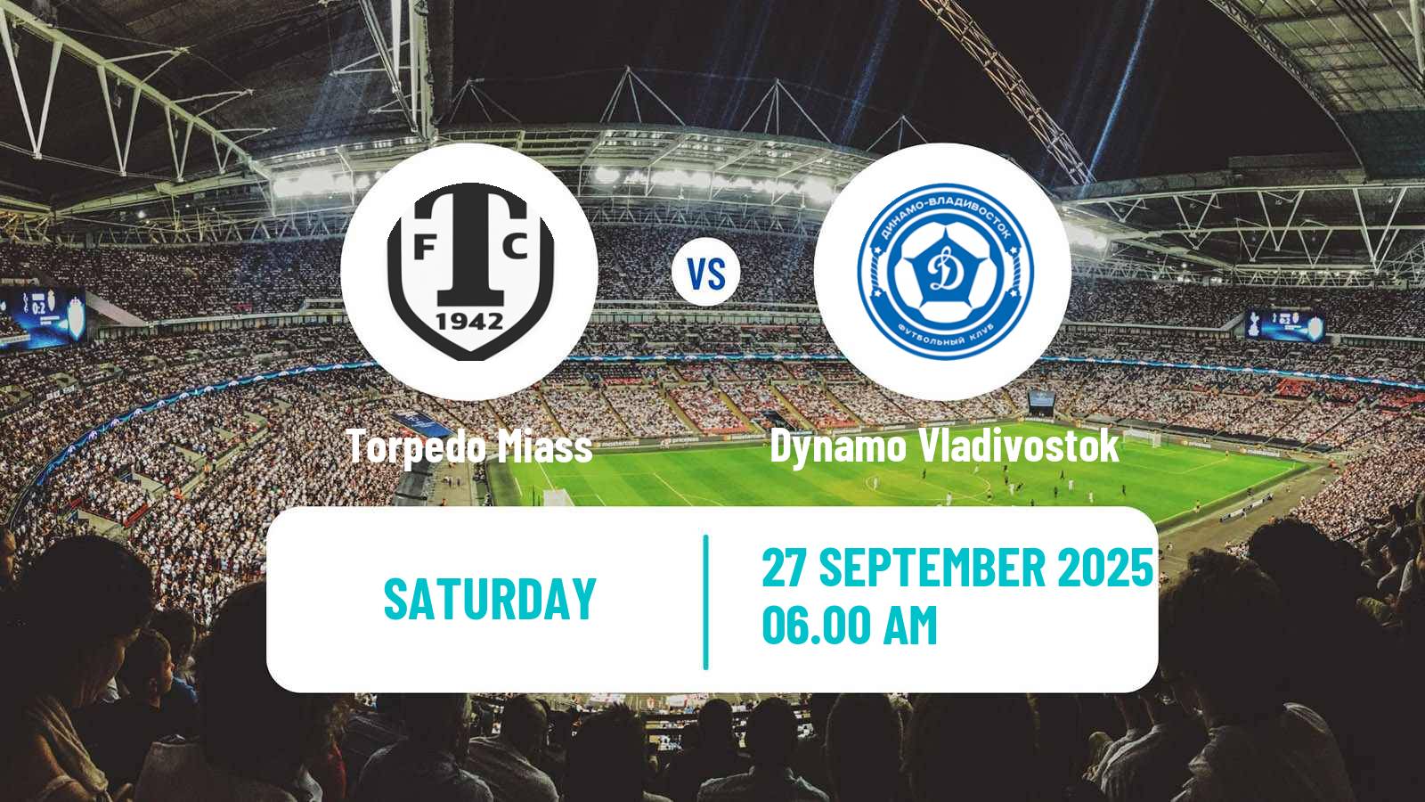 Football Russian FNL 2 Division A Silver Torpedo Miass - Dynamo Vladivostok