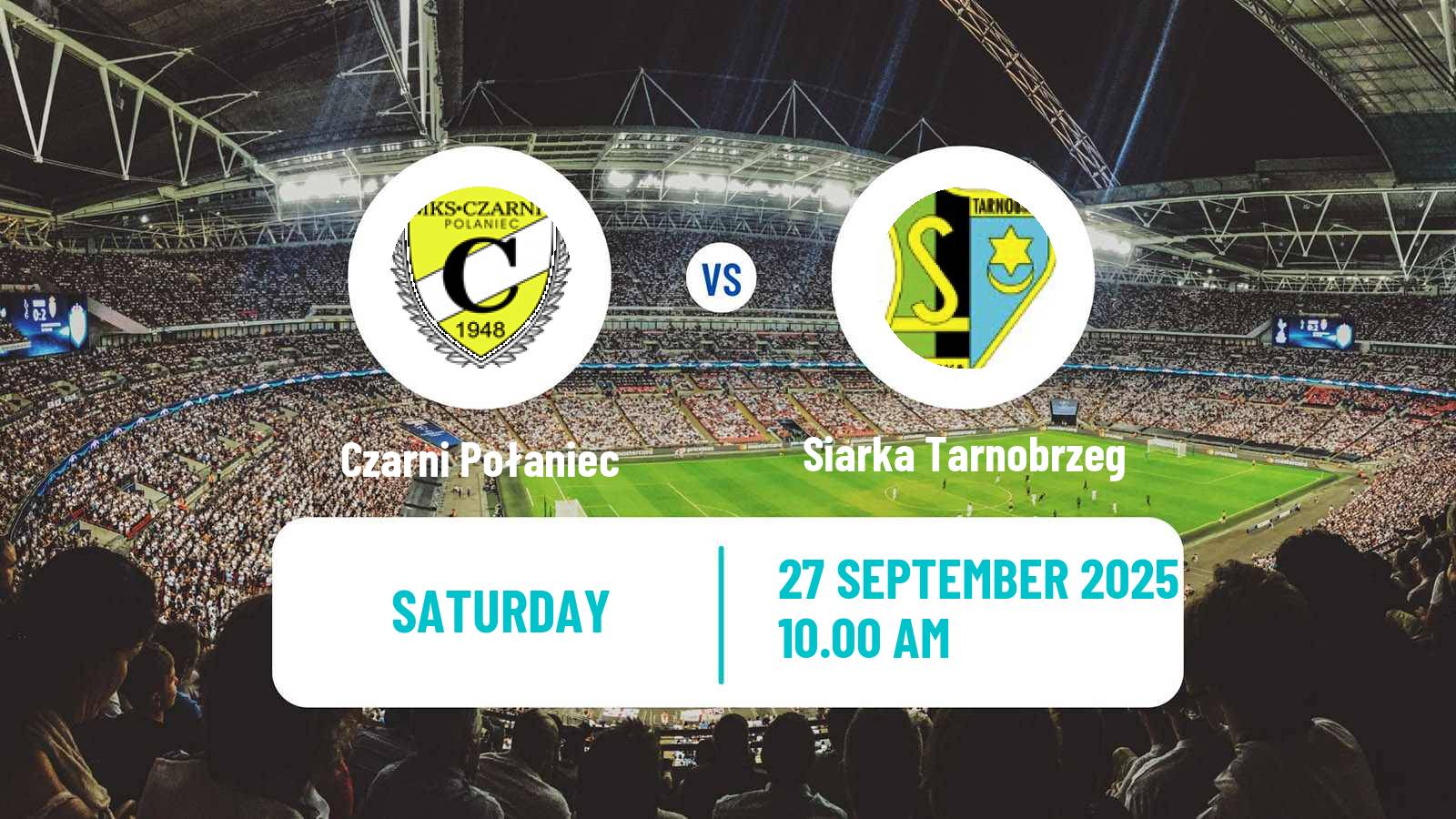 Football Polish Division 3 - Group IV Czarni Połaniec - Siarka Tarnobrzeg