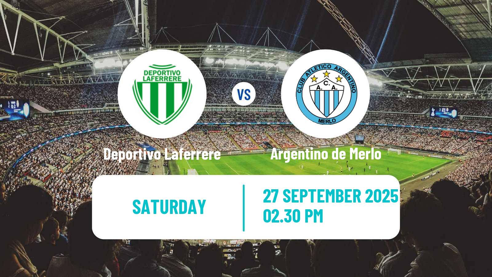 Football Argentinian Primera B Deportivo Laferrere - Argentino de Merlo
