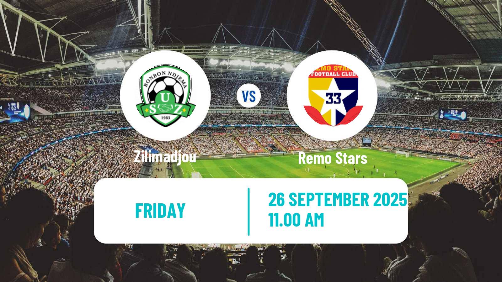 Football CAF Champions League Zilimadjou - Remo Stars