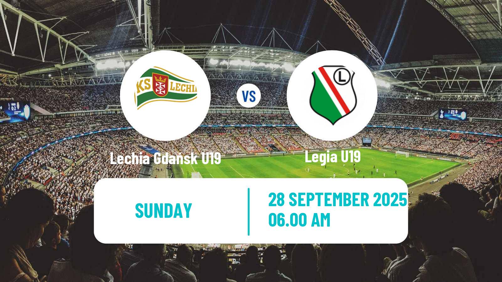 Football Polish Central Youth League Lechia Gdańsk U19 - Legia U19