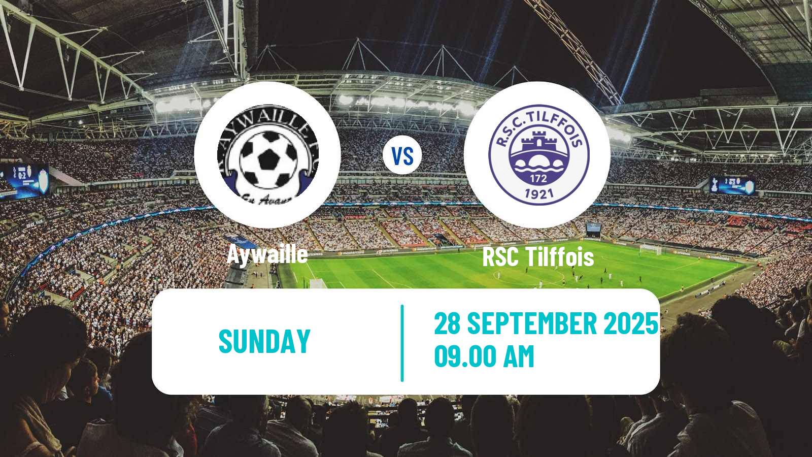 Football Belgian Second Amateur Division Group C Aywaille - Tilffois