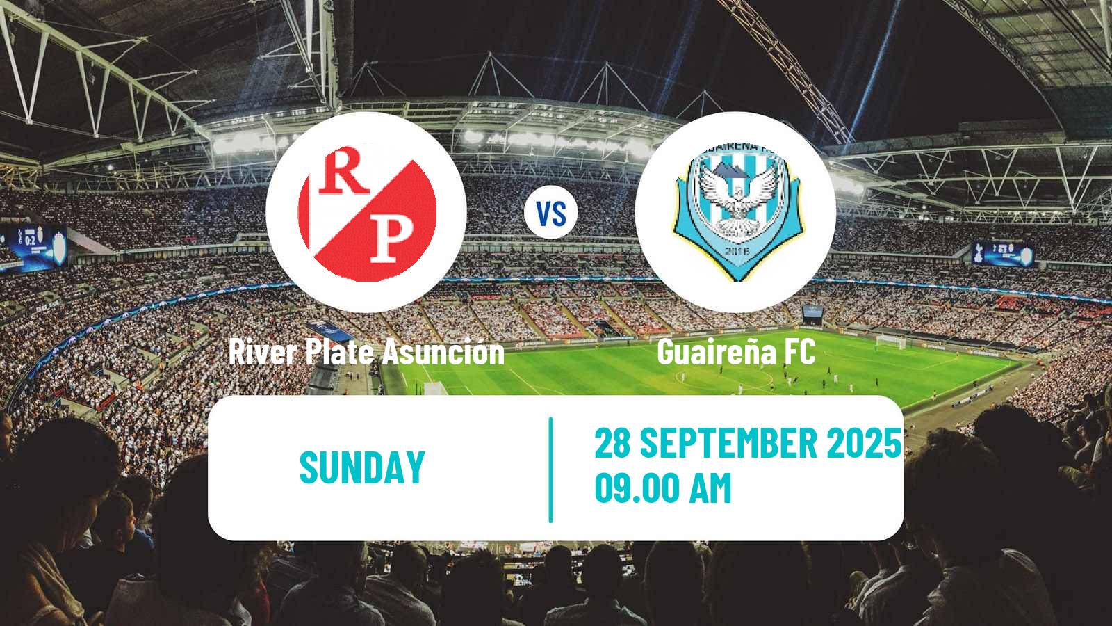 Football Paraguayan Division Intermedia River Plate Asunción - Guaireña