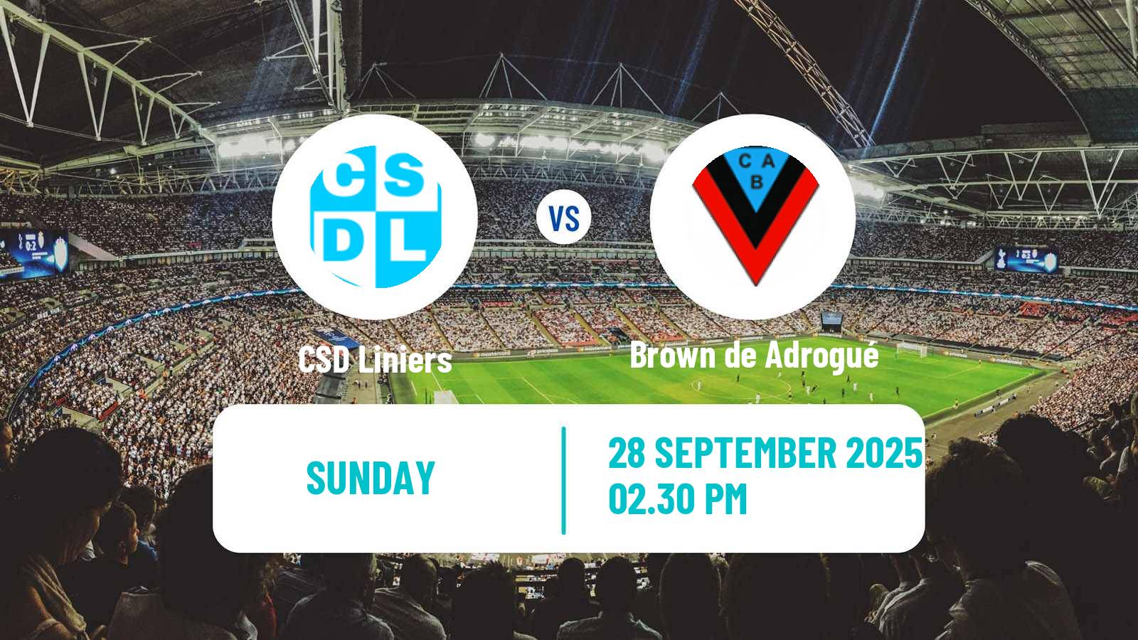 Football Argentinian Primera B Liniers - Brown de Adrogué