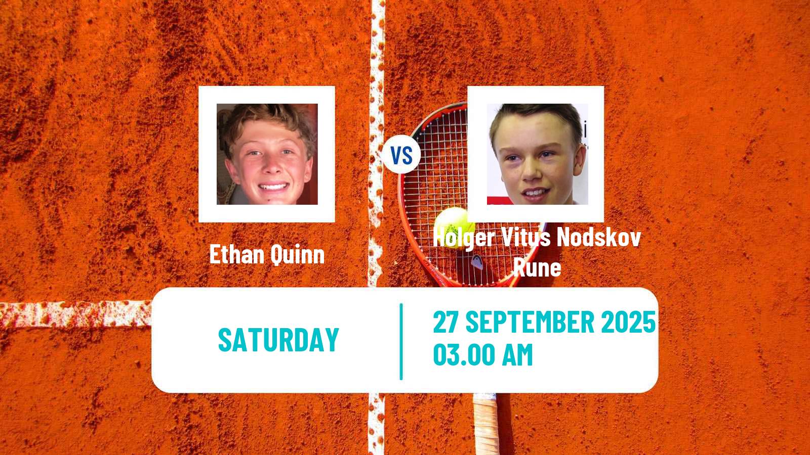 Tennis ATP Tokyo Ethan Quinn - Holger Vitus Nodskov Rune