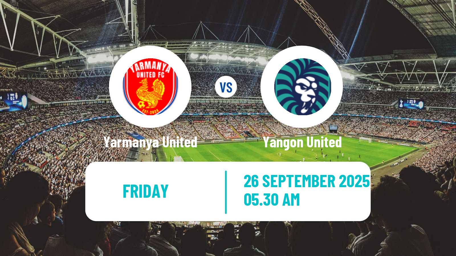 Football Myanmar National League Yarmanya United - Yangon United