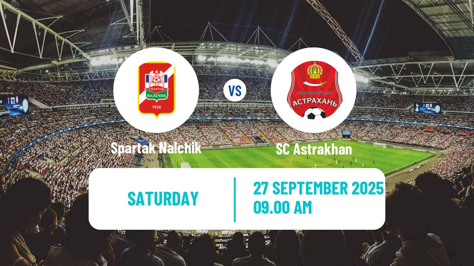 Football FNL 2 Division B Group 1 Spartak Nalchik - Astrakhan