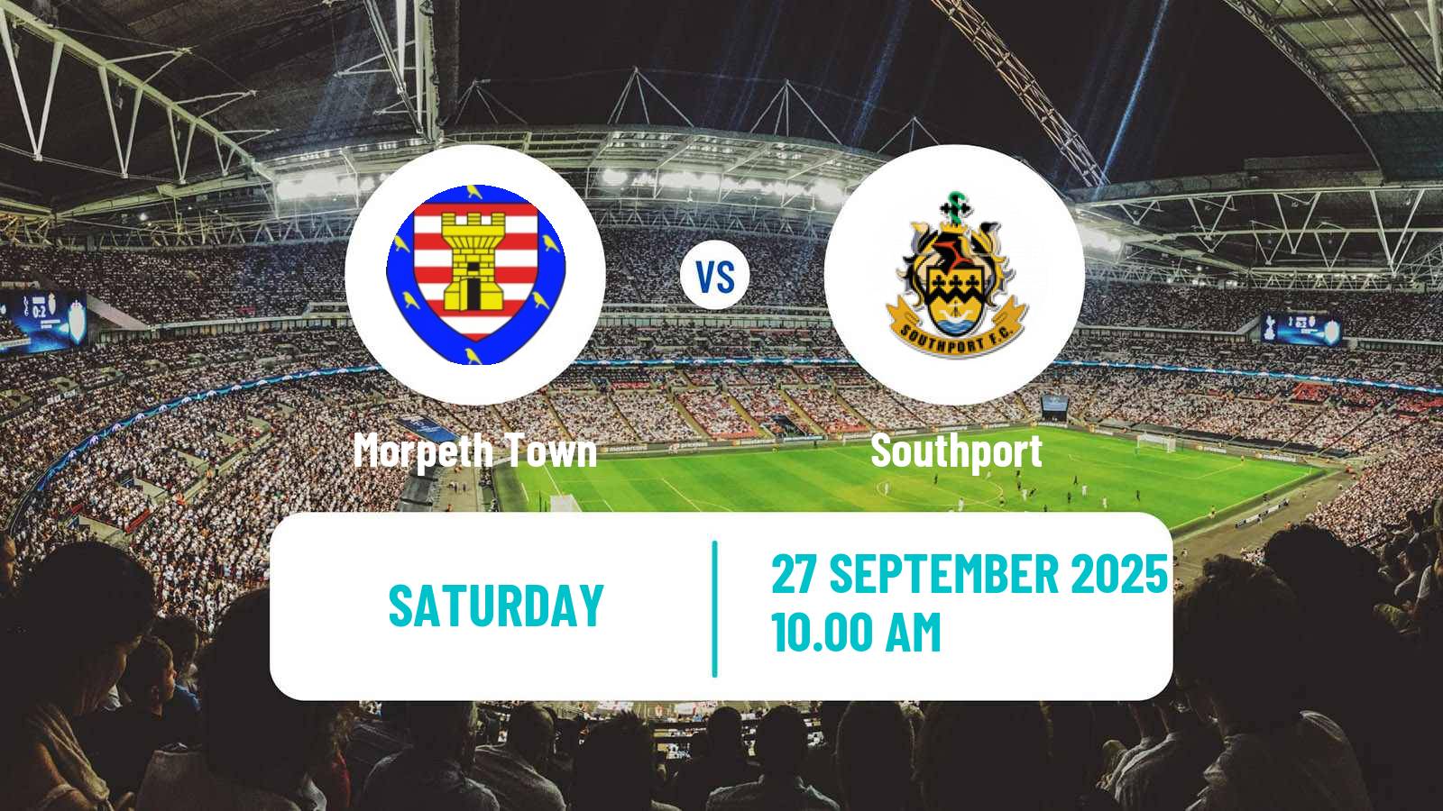 Football English FA Cup Morpeth Town - Southport