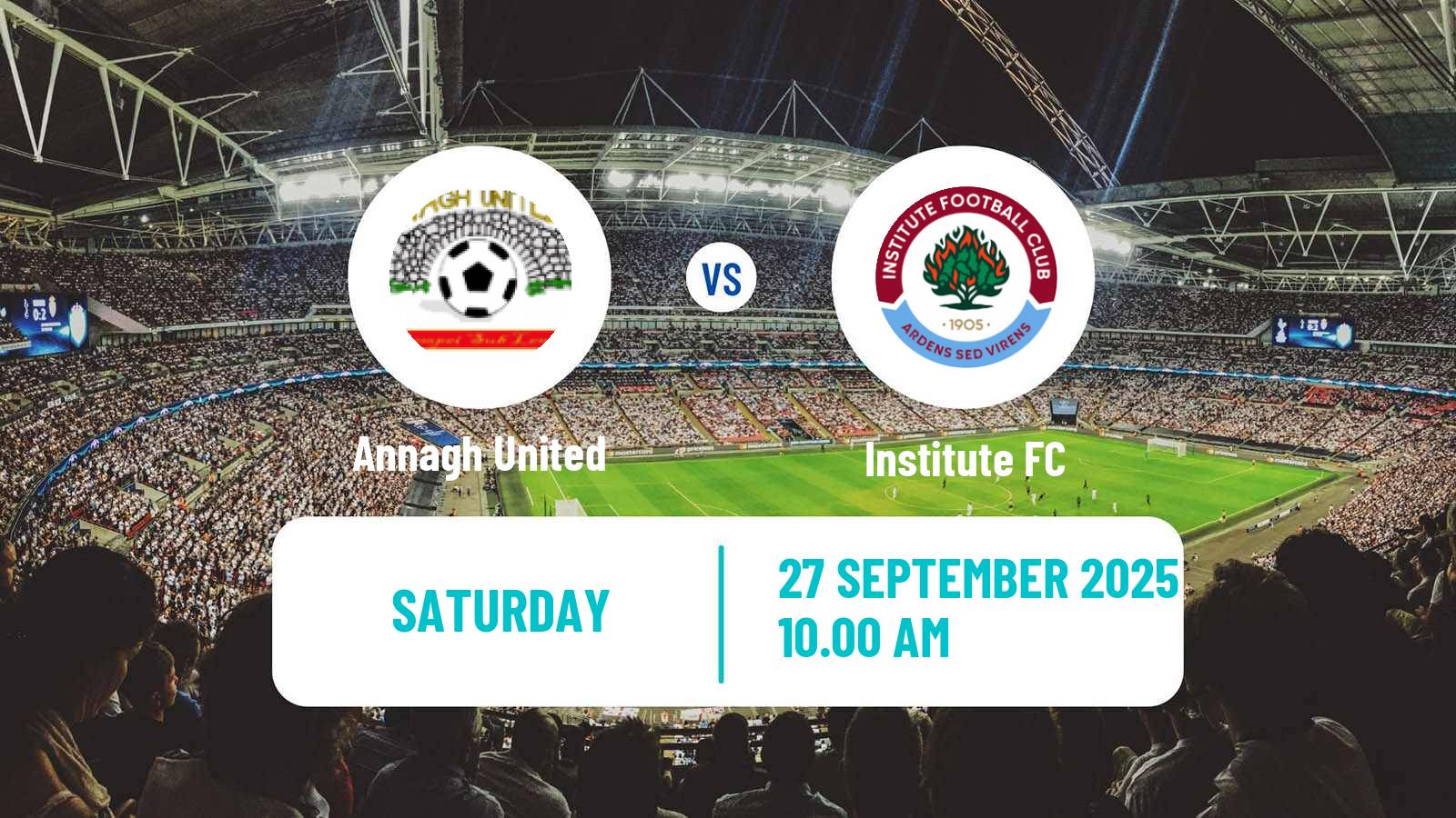 Football Northern Irish Championship Annagh United - Institute FC
