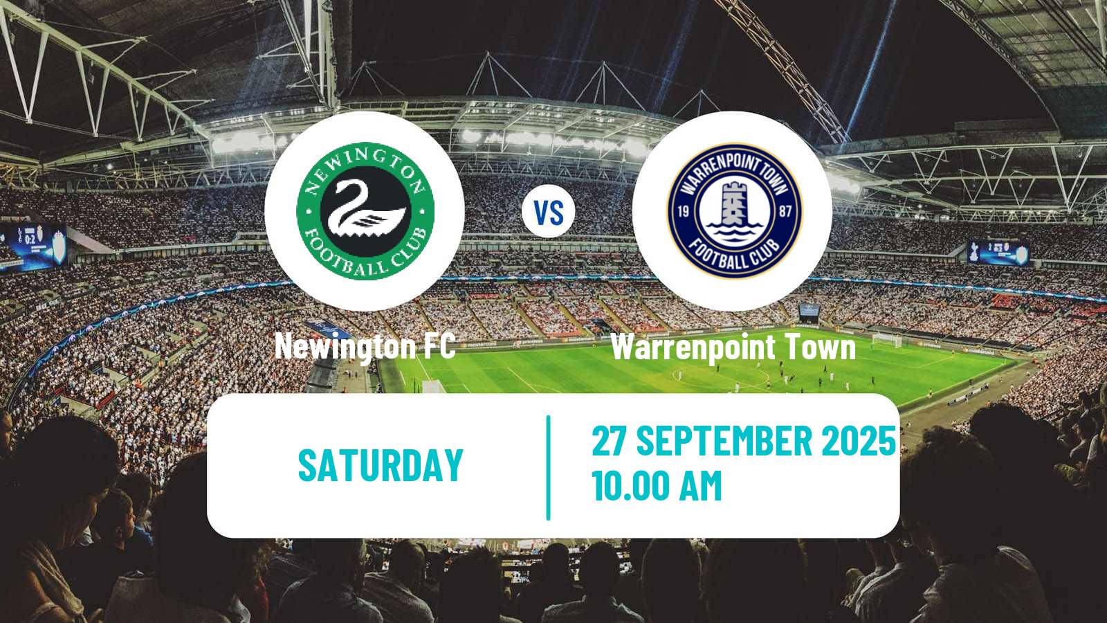 Football Northern Irish Championship Newington - Warrenpoint Town