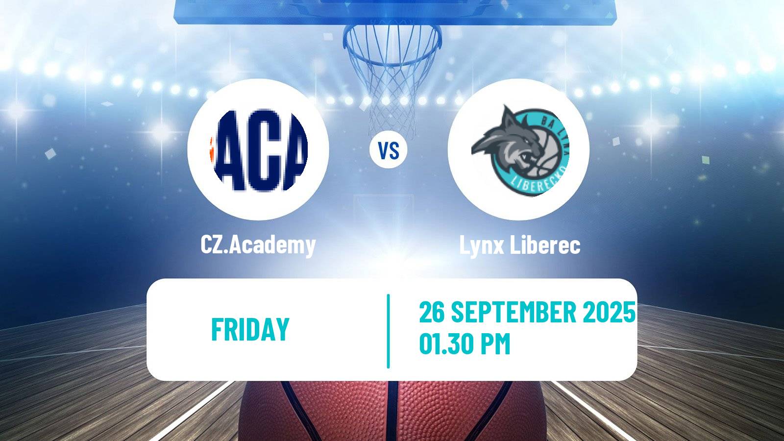 Basketball Czech 1 Liga Basketball CZ.Academy - Lynx Liberec