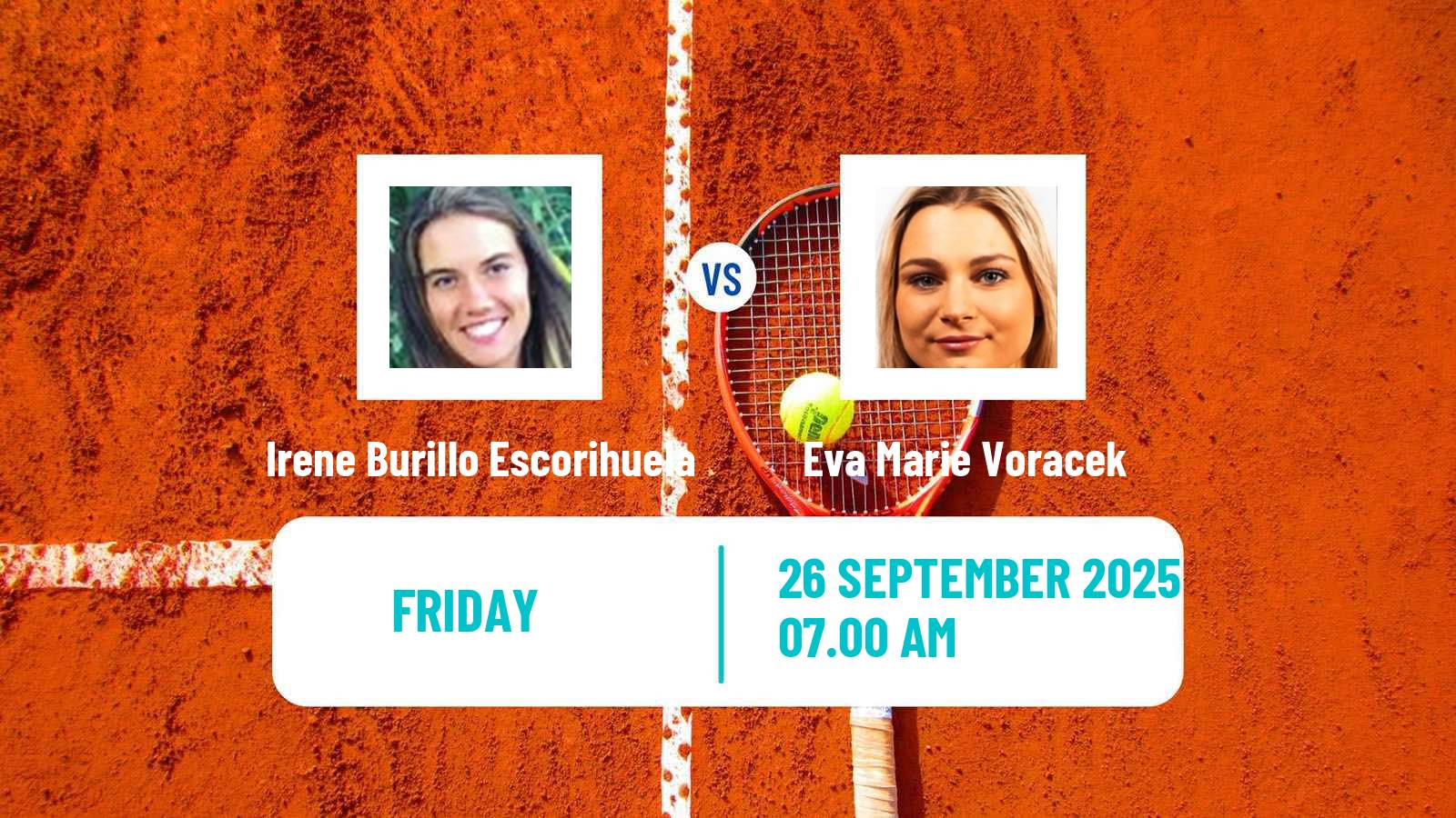 Tennis ITF W35 Reus Women Irene Burillo Escorihuela - Eva Marie Voracek