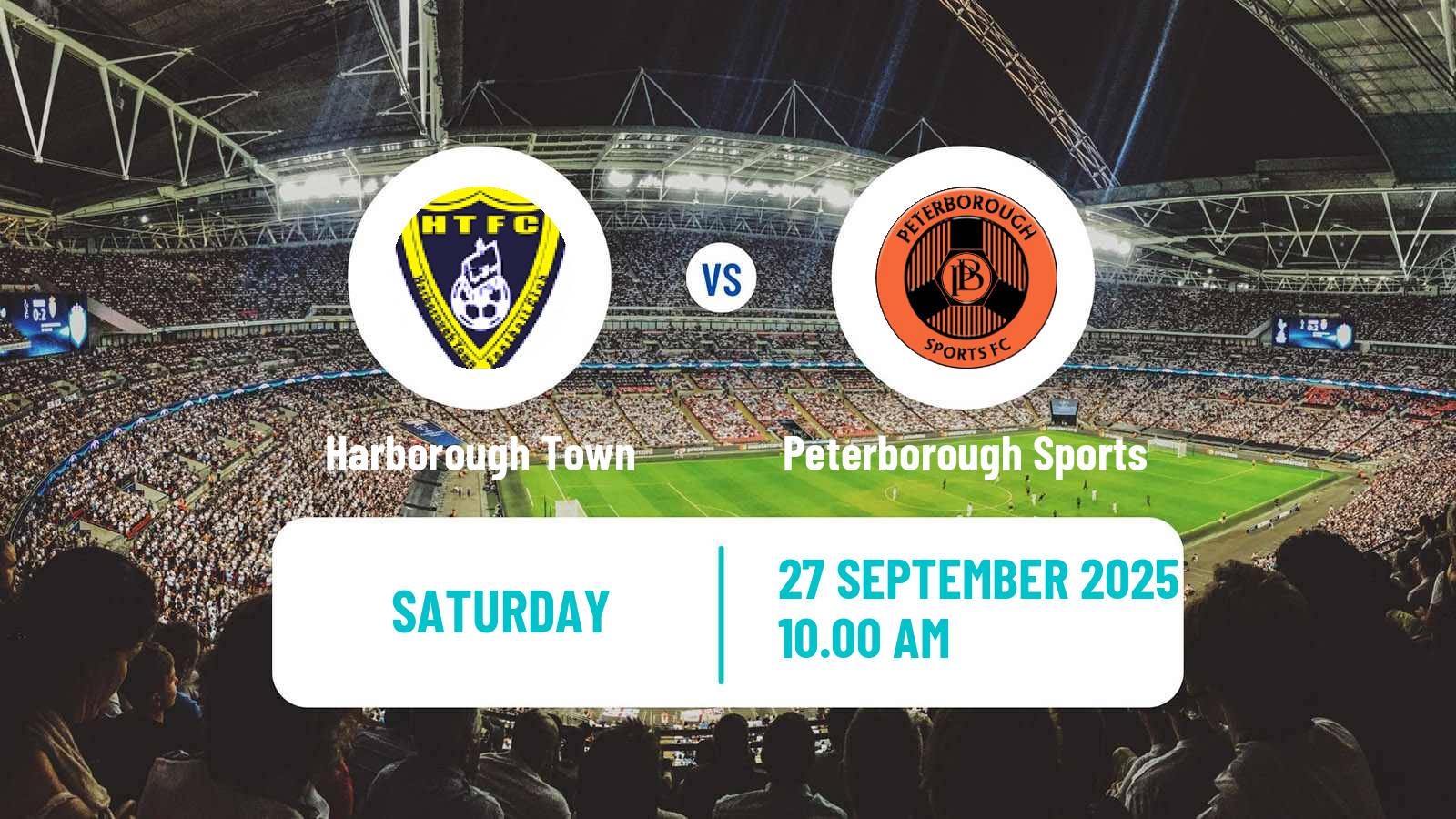 Football English FA Cup Harborough Town - Peterborough Sports