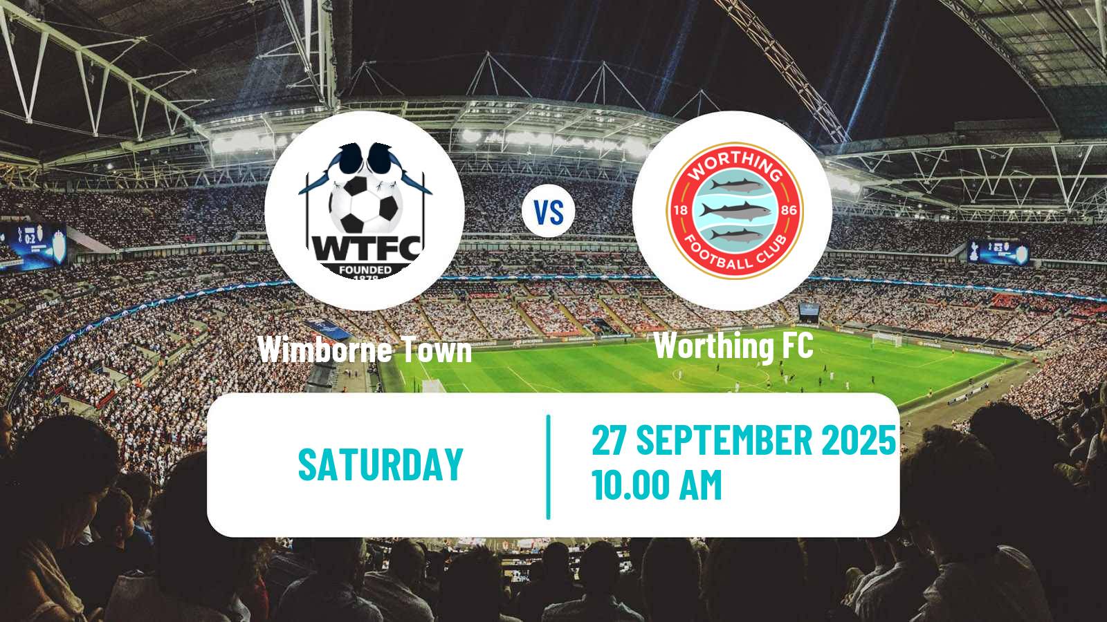 Football English FA Cup Wimborne Town - Worthing