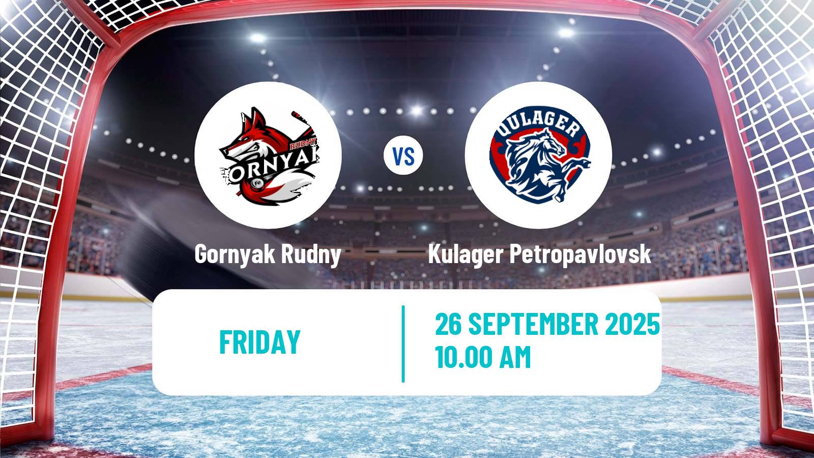 Hockey Kazakh Ice Hockey Championship Gornyak Rudny - Kulager Petropavlovsk