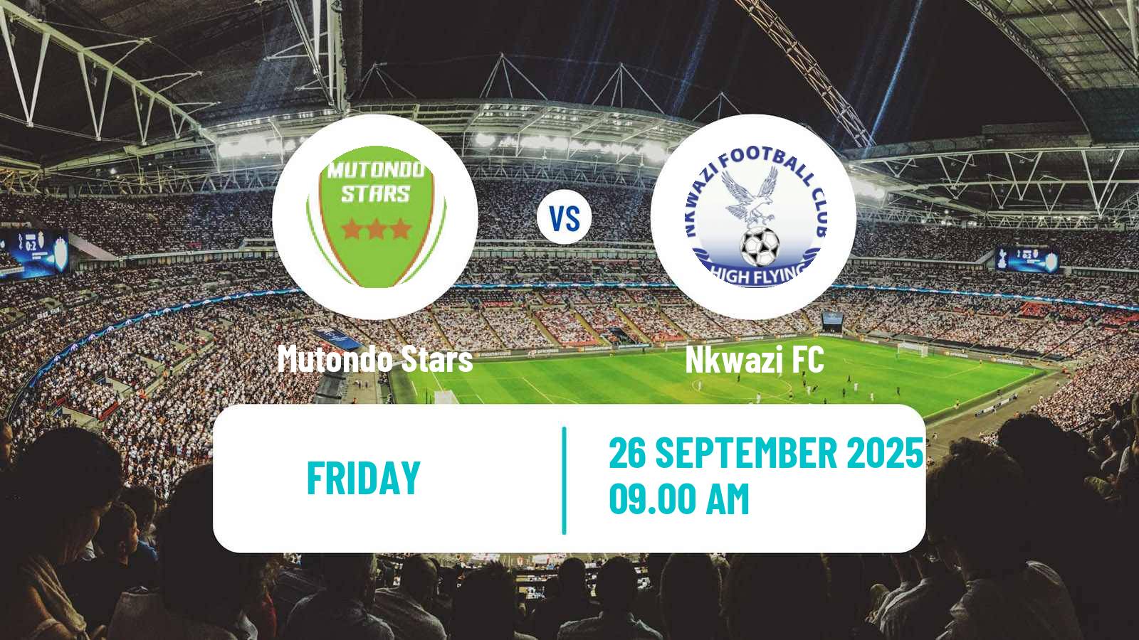 Football Zambian Premier League Mutondo Stars - Nkwazi