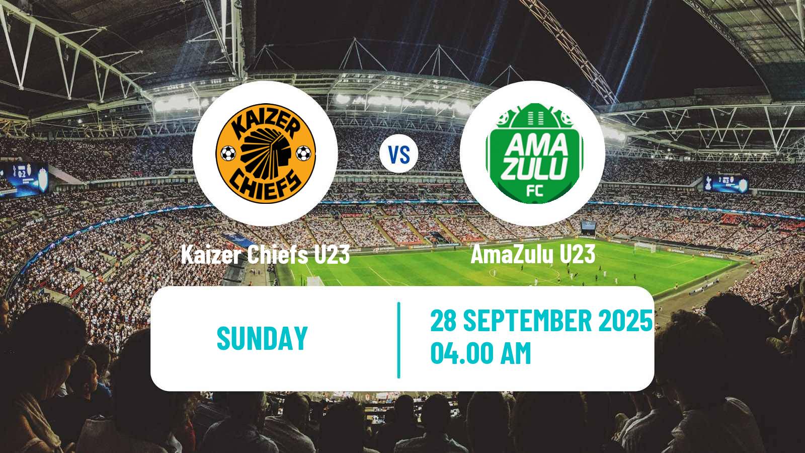 Football South African Diski Challenge Kaizer Chiefs U23 - AmaZulu U23
