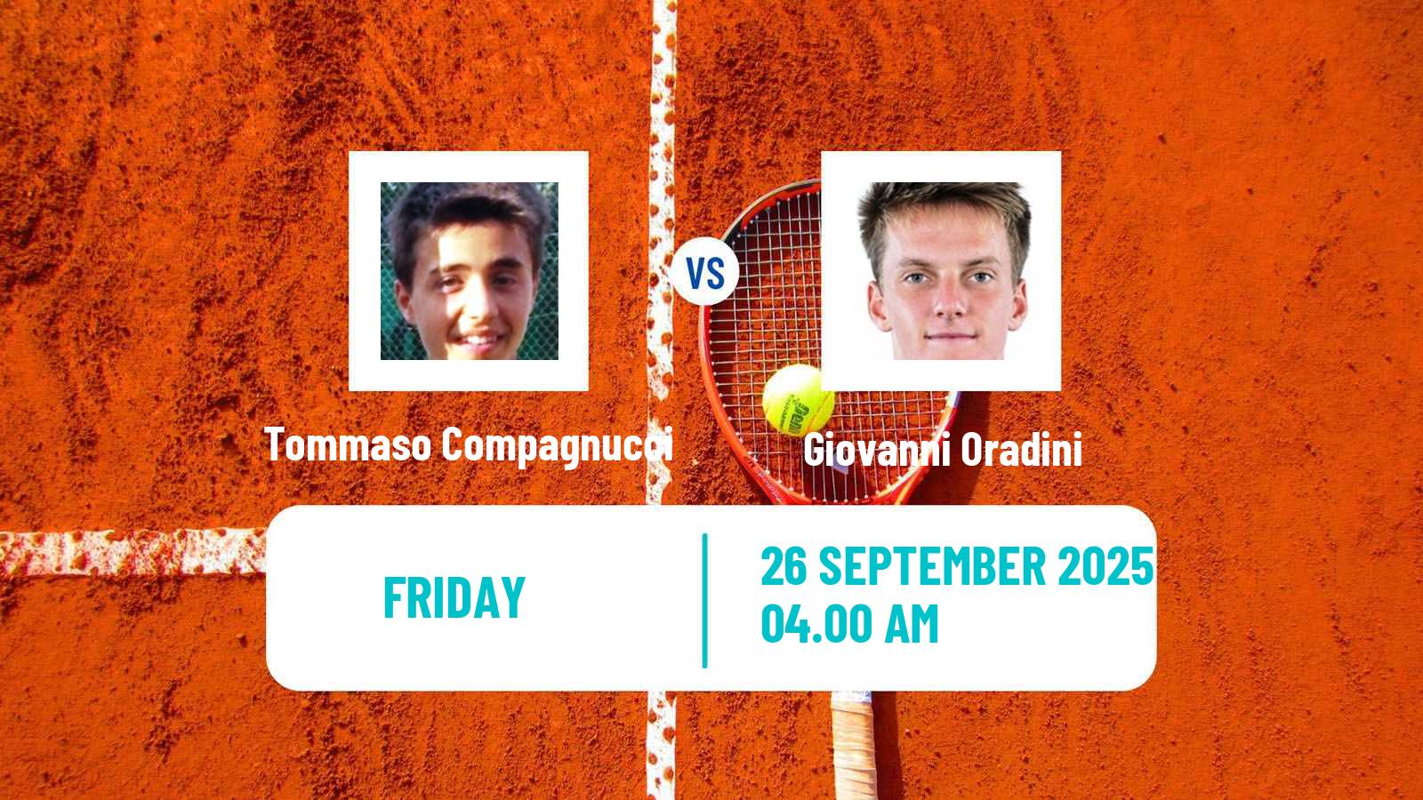 Tennis ITF M25 Santa Margherita Di Pula 8 Men Tommaso Compagnucci - Giovanni Oradini
