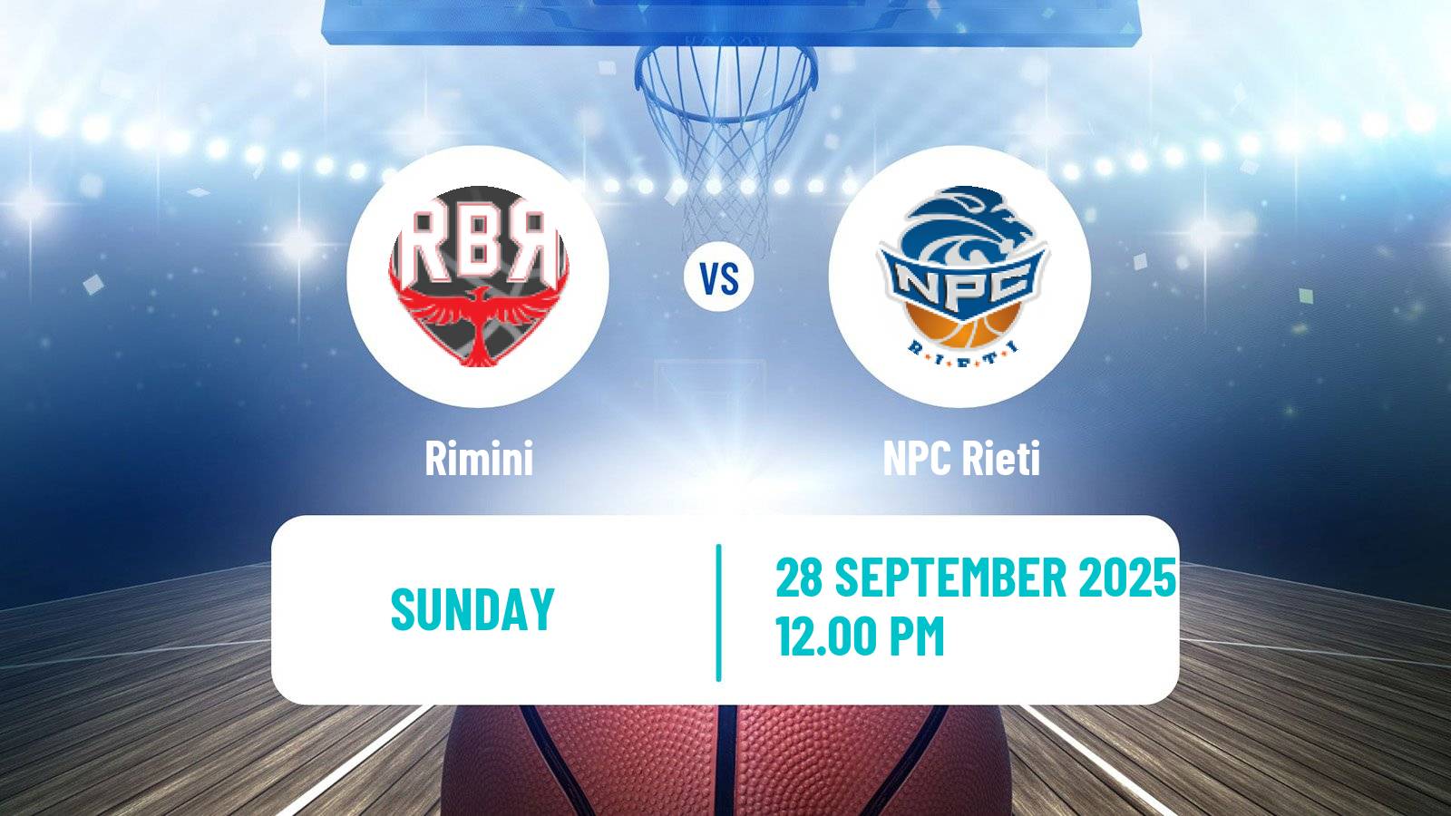 Basketball Italian Serie A2 Basketball Rimini - Rieti