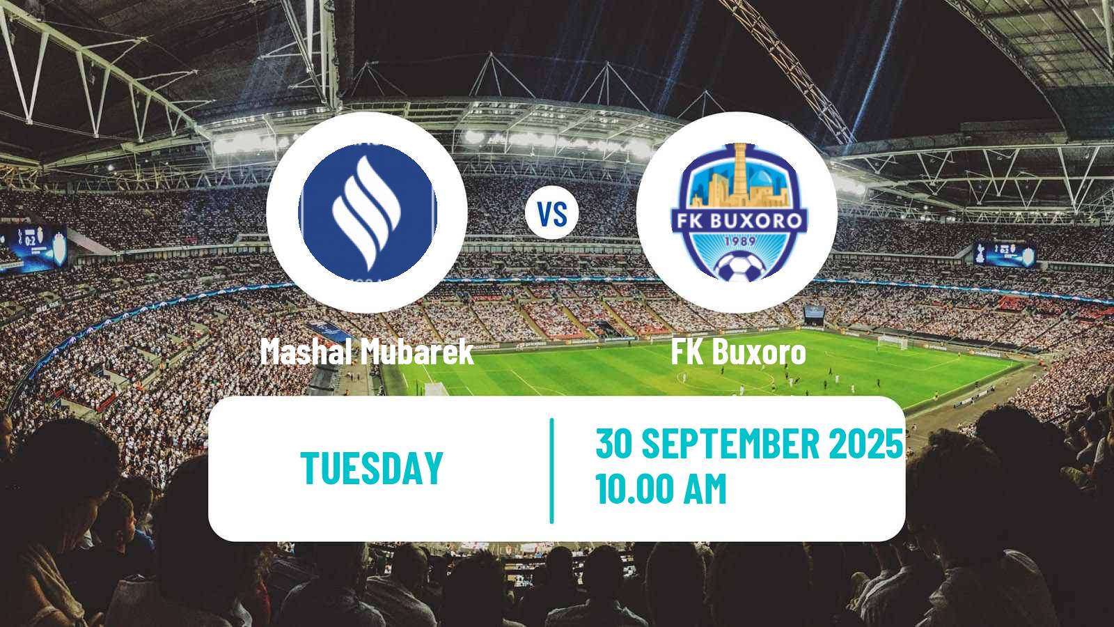 Football Uzbek League Mashal Mubarek - Buxoro