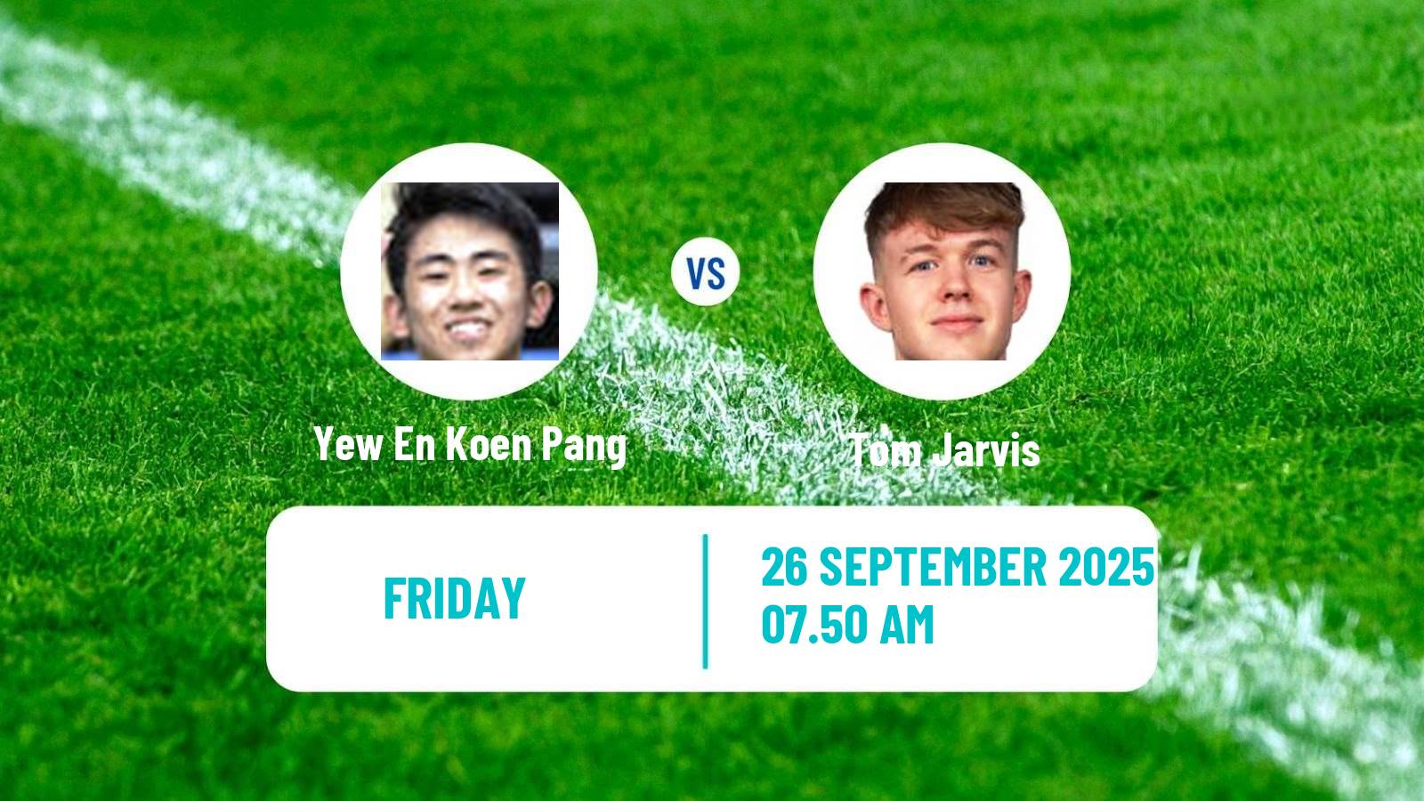 Table tennis China Smash Men Yew En Koen Pang - Tom Jarvis