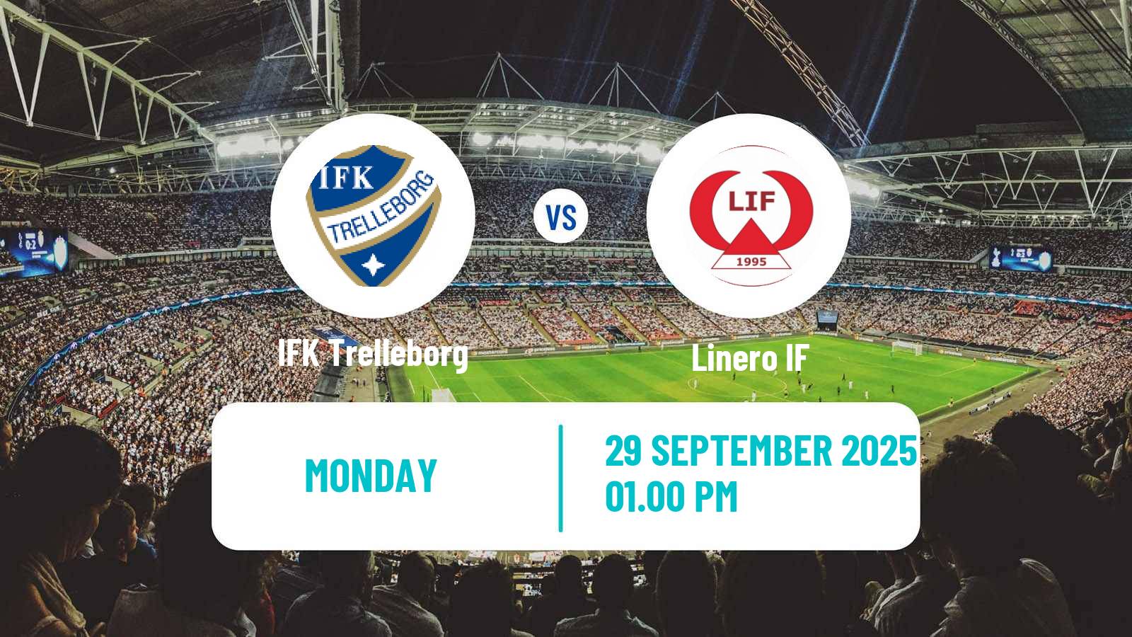 Football Swedish Division 2 - Södra Götaland IFK Trelleborg - Linero