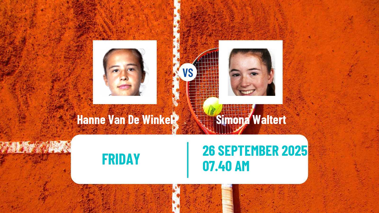Tennis ITF W100 Lisboa Women Hanne Van De Winkel - Simona Waltert
