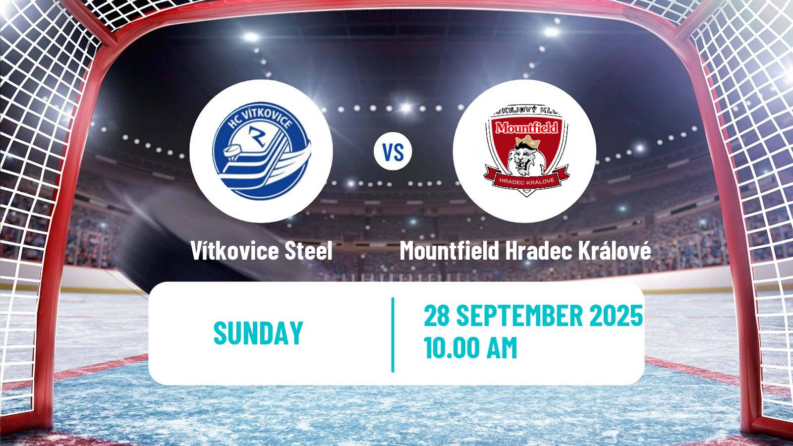 Hockey Czech Extraliga Vítkovice Steel - Mountfield Hradec Králové