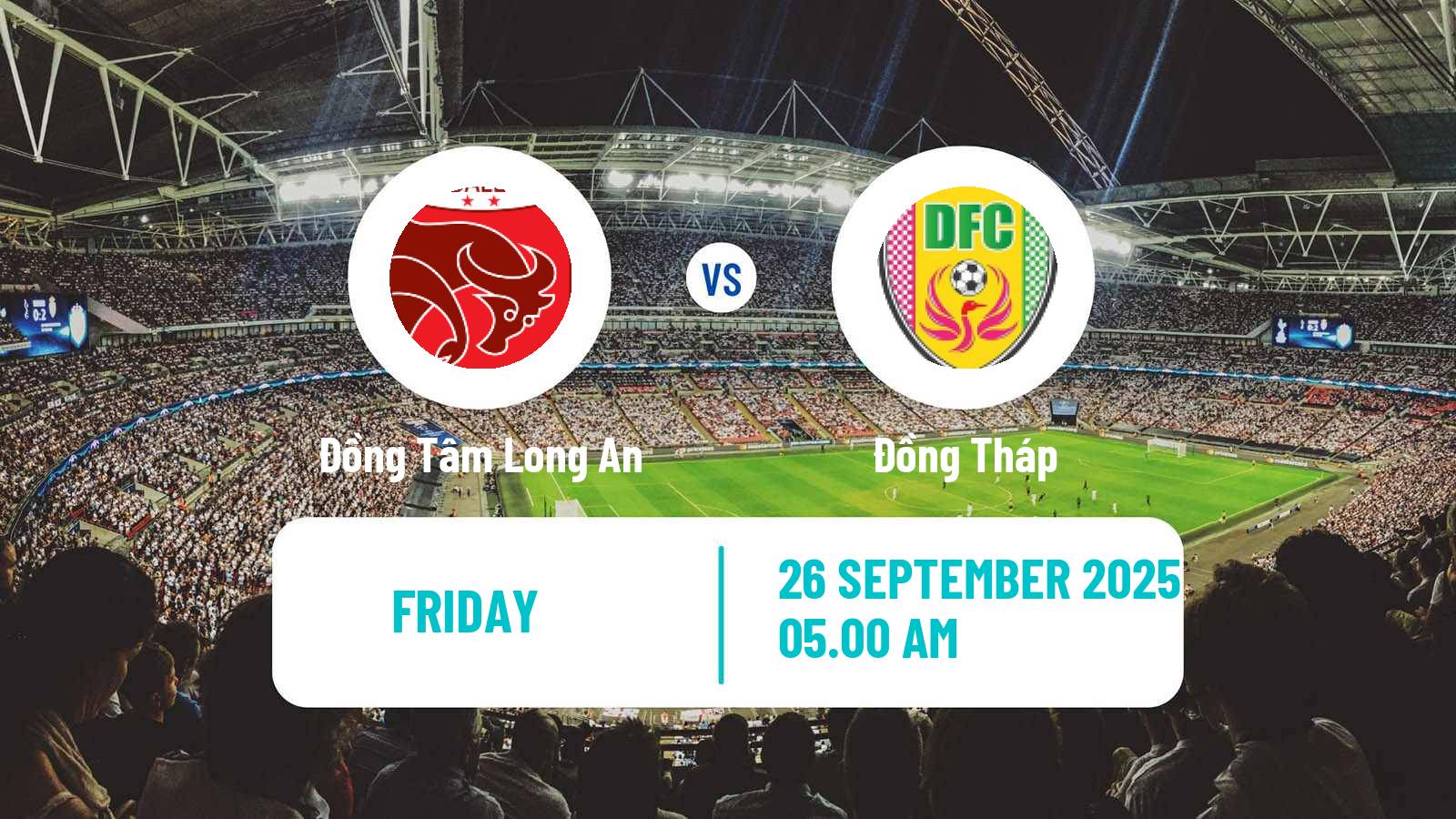 Football Vietnamese V League 2 Đồng Tâm Long An - Đồng Tháp
