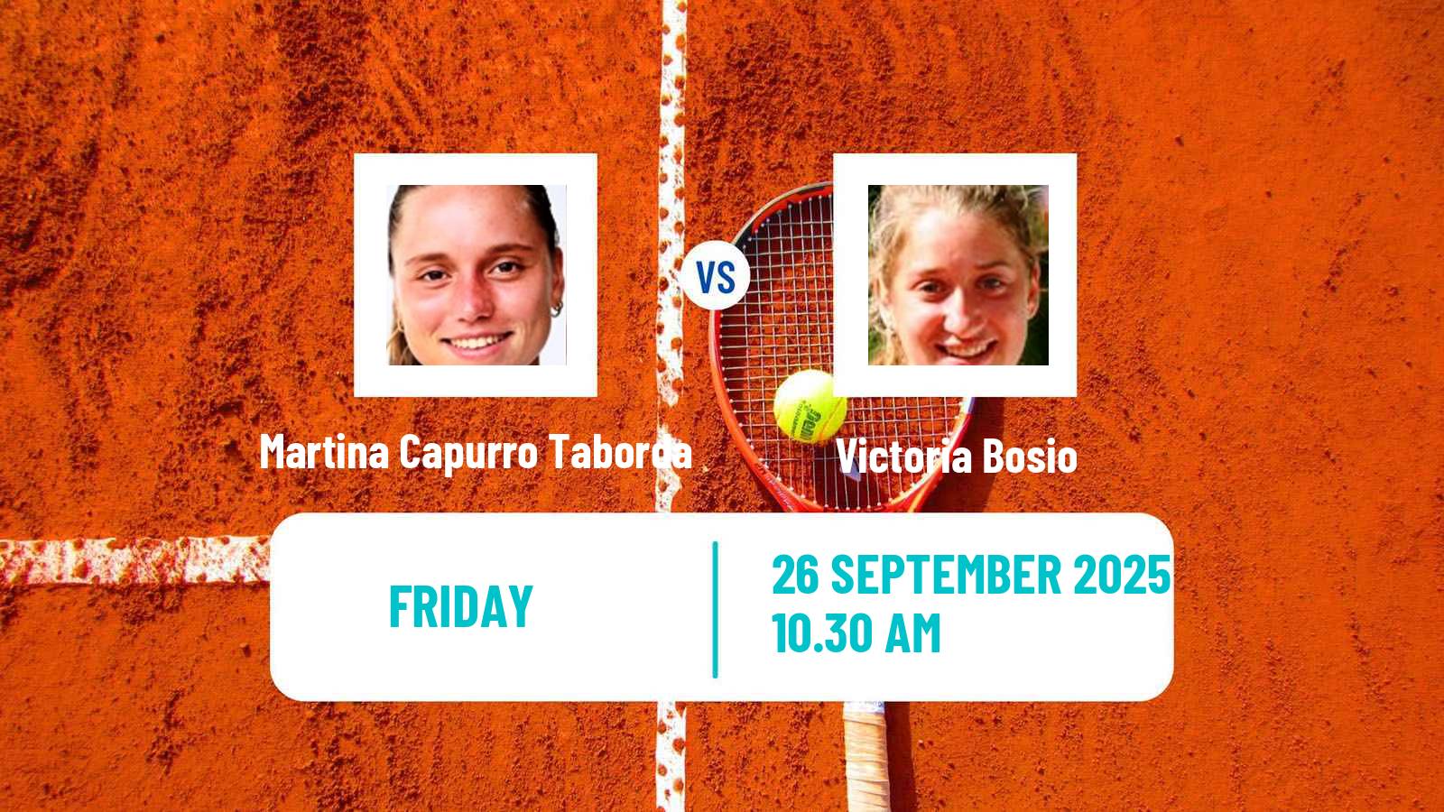 Tennis ITF W15 Lujan 2 Women Martina Capurro Taborda - Victoria Bosio