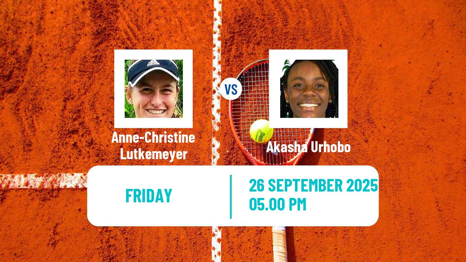 Tennis ITF W35 Berkeley Ca Women Anne-Christine Lutkemeyer - Akasha Urhobo
