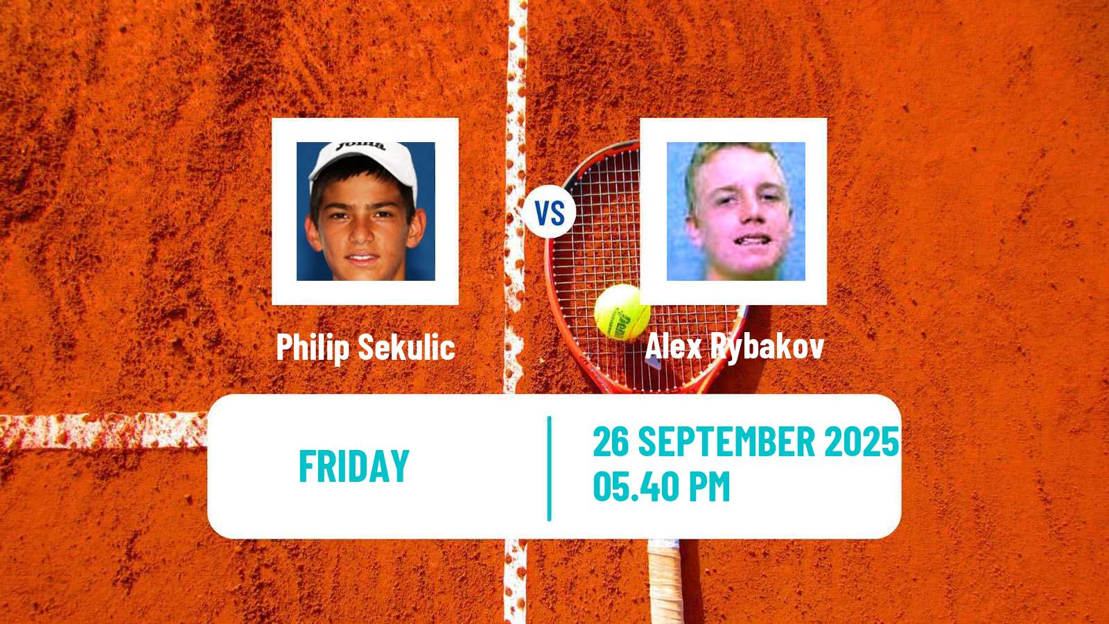 Tennis Las Vegas Challenger Men Philip Sekulic - Alex Rybakov