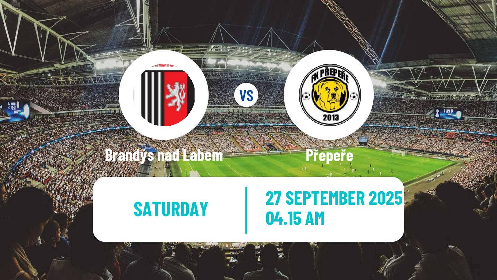 Football Czech Division C Brandýs nad Labem - Přepeře