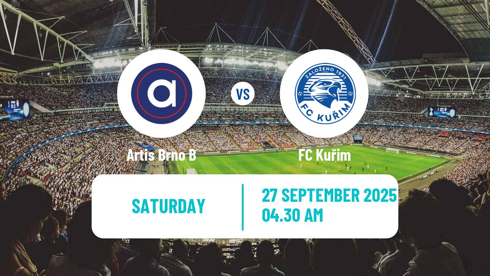 Football Czech Division D Artis Brno B - Kuřim