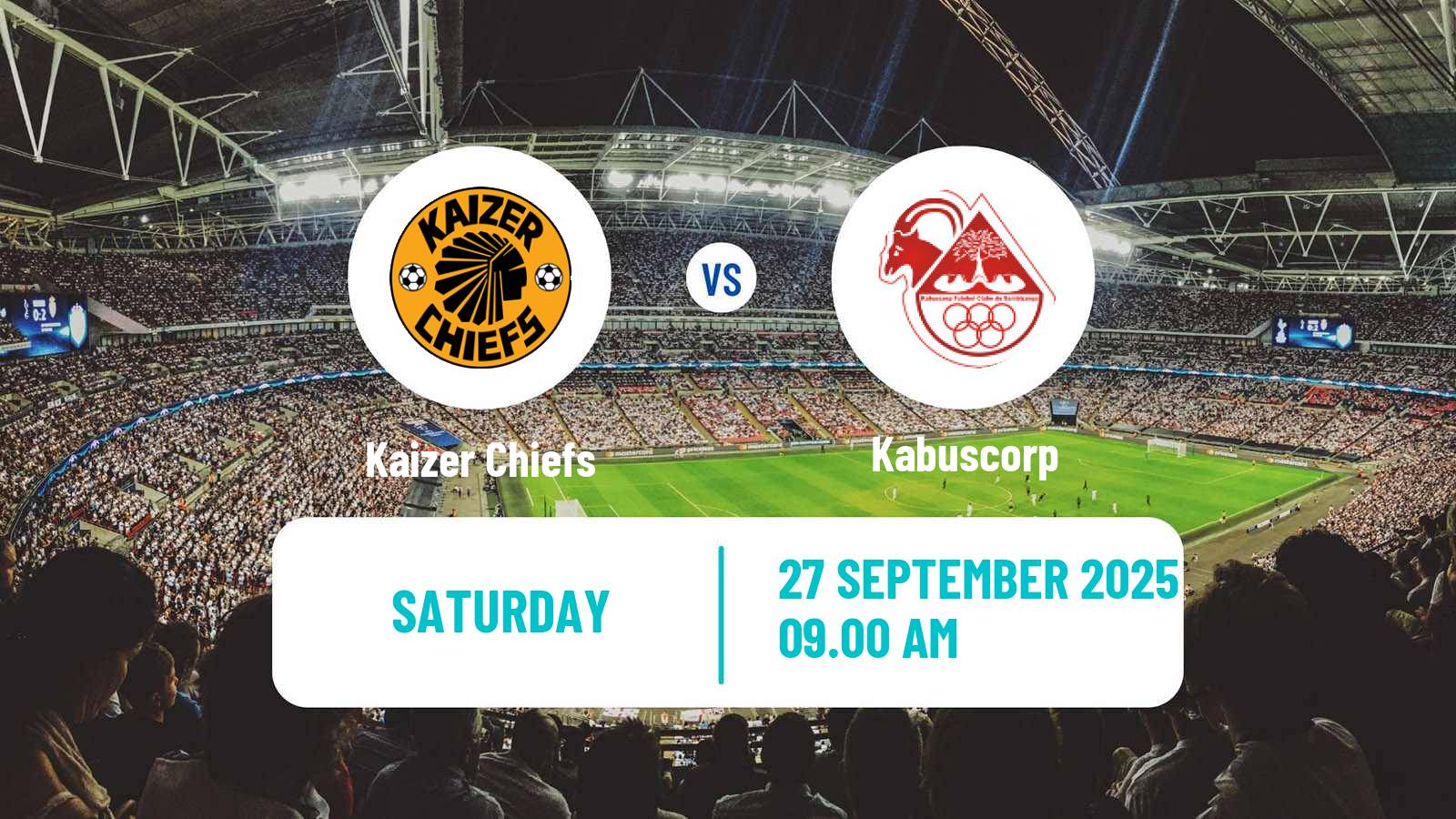 Football CAF Confederation Cup Kaizer Chiefs - Kabuscorp