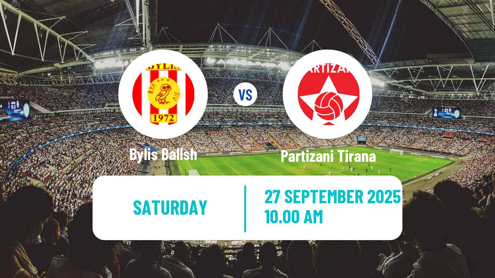 Football Albanian Super League Bylis Ballsh - Partizani Tirana